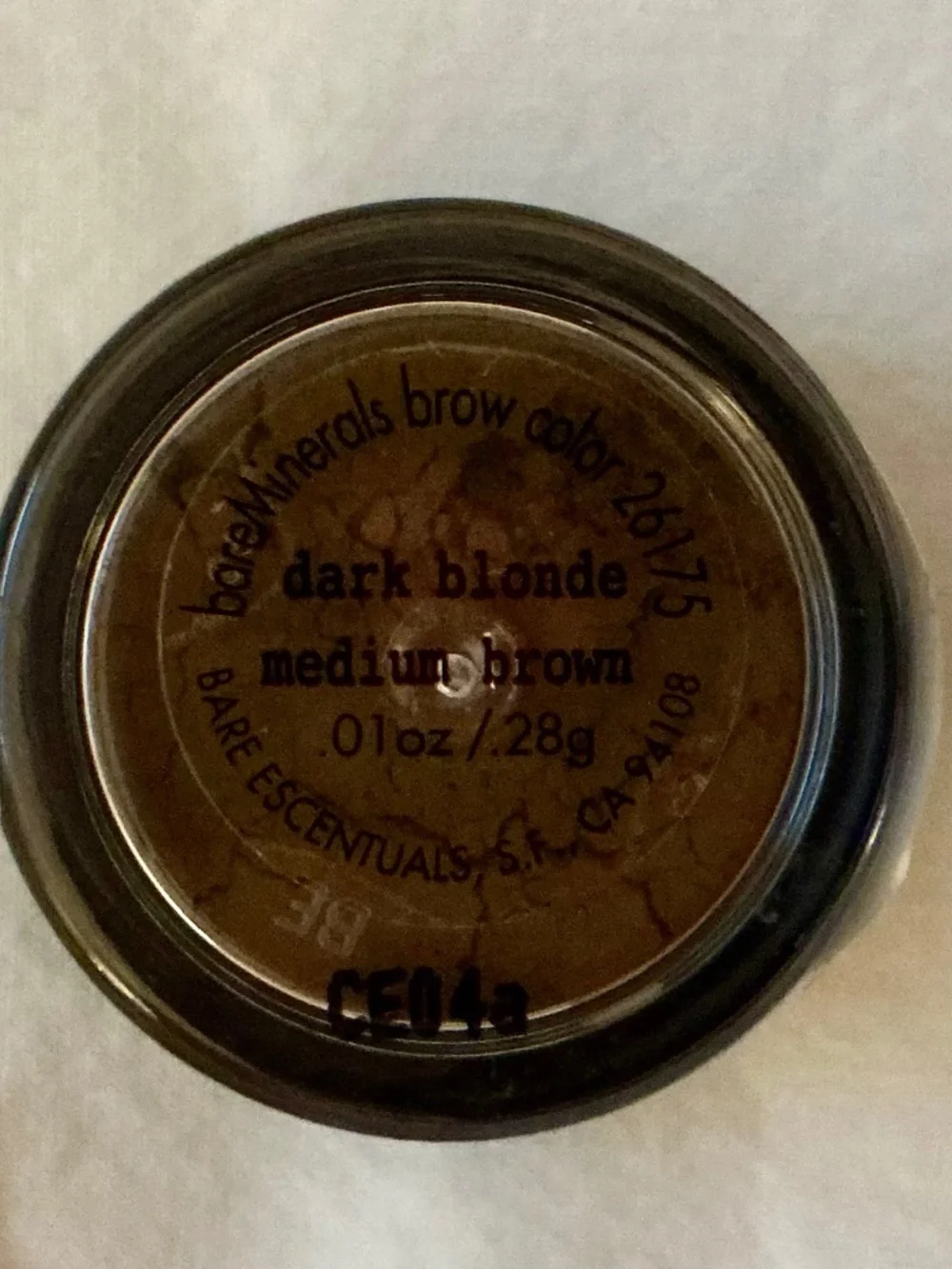 Bareminerals Dark Blonde Medium Brown Brow Powder- RARE!